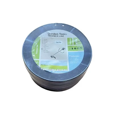 Dvobarvni kvadratni rezalnik 2,6 mm X 166 m Trimmer Line